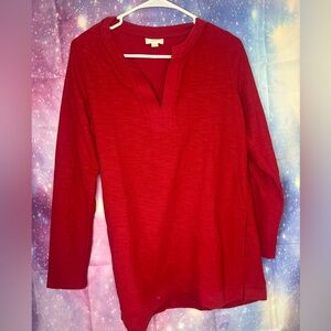 J. Jill Textured-Knit Elliptical Tunic Top 🛍